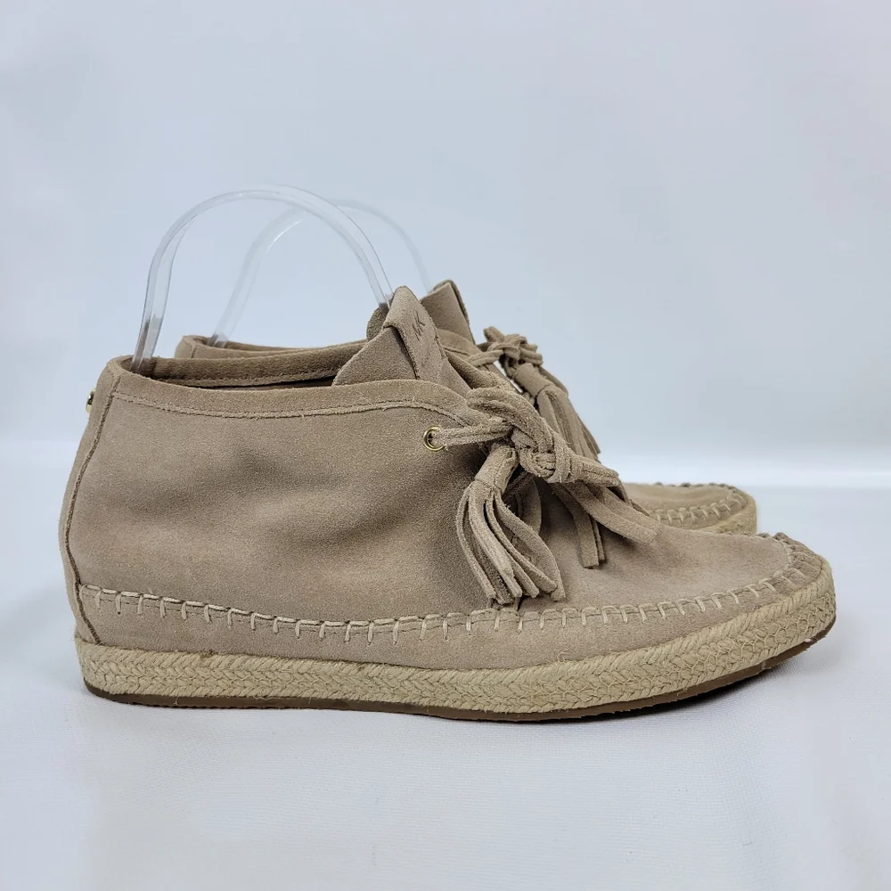 MICHAEL KORS Suede Leather Boots Sz 10 - Picture 3 of 11